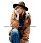 Kelly Reilly Yellowstone Shearling Collar Bomber Jacket