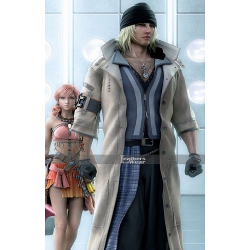 Final Fantasy Xiii Snow Villiers Cosplay Coat Costume