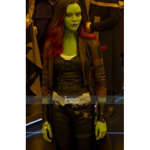 Guardians Of The Galaxy Vol 2 Zoe Saldana Gamora Coat