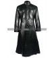 Matrix Reloaded Keanu Reeves (Neo) Trench Leather Coat Costume