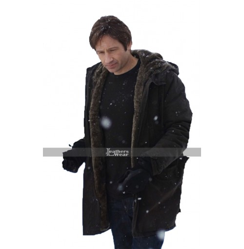 David Duchovny The X-Files Fox Mulder Fur Coat