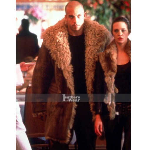 Vin Diesel xXx 3 The Return of Xander Cage Fur Brown Coat