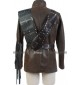 Arrow Malcolm Merlyn Mid Length Leather Coat Men