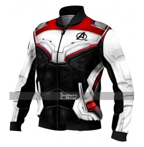 Avengers Endgame Costume Quantum Realm Biker Jacket