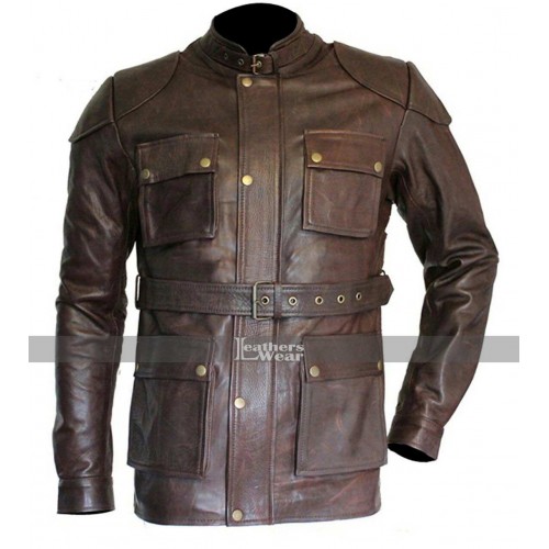 The Curious Case of Benjamin Button Brad Pitt Leather Jacket