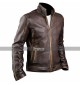 Men's Vintage Cafe Racer Stylish Leather Jacket