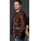 Damien Thorn Bradley James Brown Leather Jacket