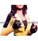 Women Fortnite Blazer Yellow Skin Leather Jacket 