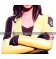 Women Fortnite Blazer Yellow Skin Leather Jacket 