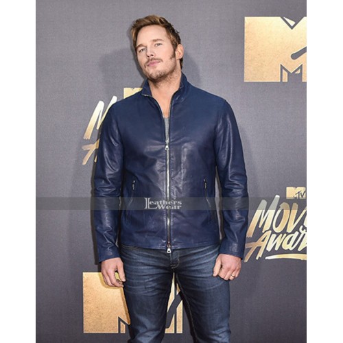 Chris Pratt 2016 MTV Movie Award Leather Jacket