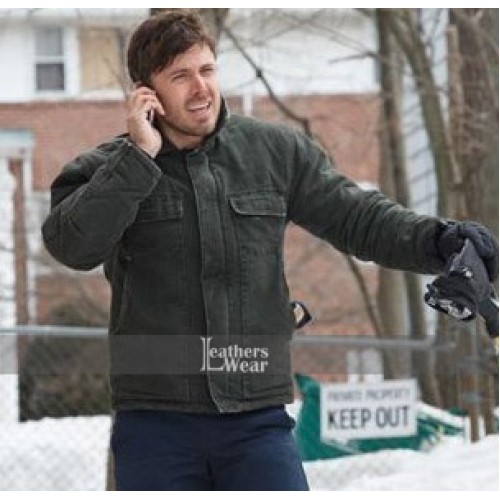 Casey Affleck Manchester by The Sea Lee Chandler Black Suit