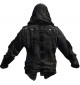 PlayerUnknown Battlegrounds Black Hoodie Style Biker Jacket
