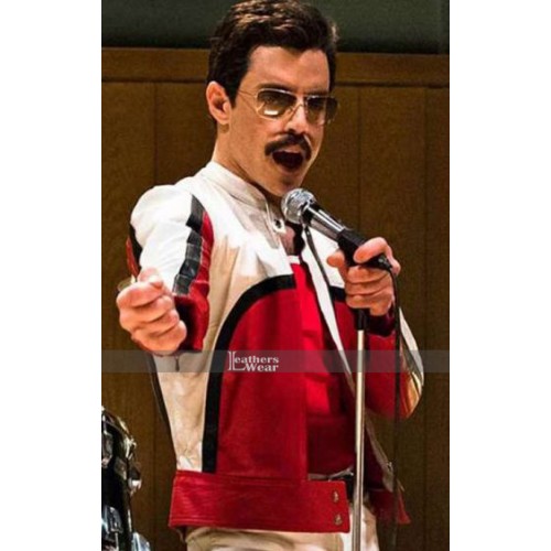 Rami Malek Bohemian Rhapsody Leather Jacket