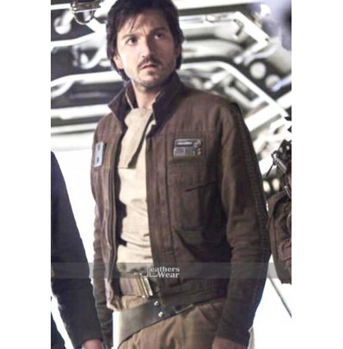Star Wars Captain Cassian Andor Brown Jacket