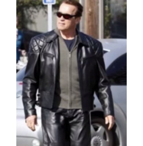 Terminator 5 Arnold Schwarzenegger Biker Jacket