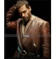 The Invisible Man Oliver Jackson Cohen (Adrian Griffin) leather jacket