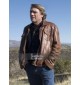 Walt Longmire New Sheriff Season 2 Brown Distressed Jacket