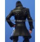 fortnite blackheart skin black leather trench coat costume