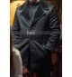 Fatman Walton Goggins Black Wool Coat