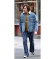 Many Saints Of Newark Michael Gandolfini Denim Jacket With Fur