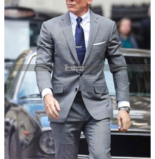 No Time To Die James Bond Grey Suit