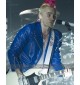 30 Seconds to Mars Jared Leto Blue Leather Jacket