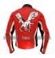 Carpe Diem Crazy Horse Red Riding Motorcycle Jacket