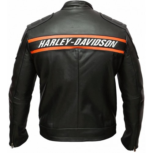 Bill Goldberg Harley Motorcycle Davidson Leather Jacket