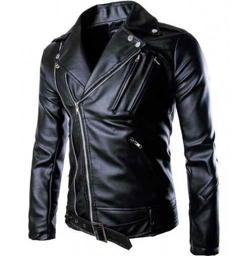 Brivio Biker Leather Jacket