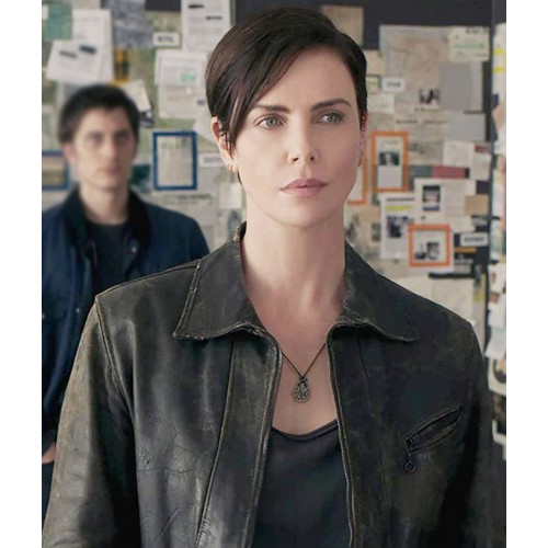 Charlize Theron The Old Guard Leather Jacket