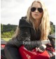 Teresa Palmer Number Six Biker Leather Jacket