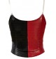 Womens Red / Black Synthetic Vest