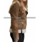 Virgin River Melinda Monroe Shearling Bomber Jacket