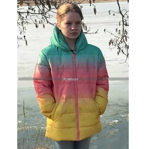 No time To Die Lea Seydoux Womens Puffer Jacket With Hood