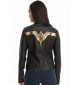 Wonder Woman 2 Gal Gadot Faux Leather Jacket For Women