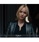 Joy Jennifer Lawrence (Mangano) Black Leather Jacket