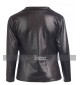 Joy Jennifer Lawrence (Mangano) Black Leather Jacket