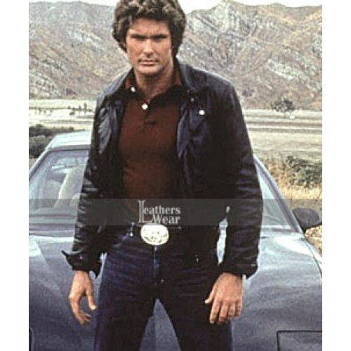 Knight rider leather outlet jacket