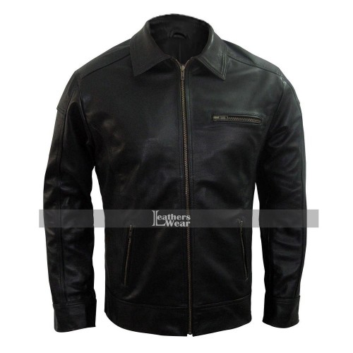 Aaron Paul Need for Speed Leather Jacket