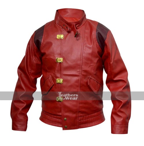 Akira Kaneda Pill Capsule Red Motorcycle Jacket