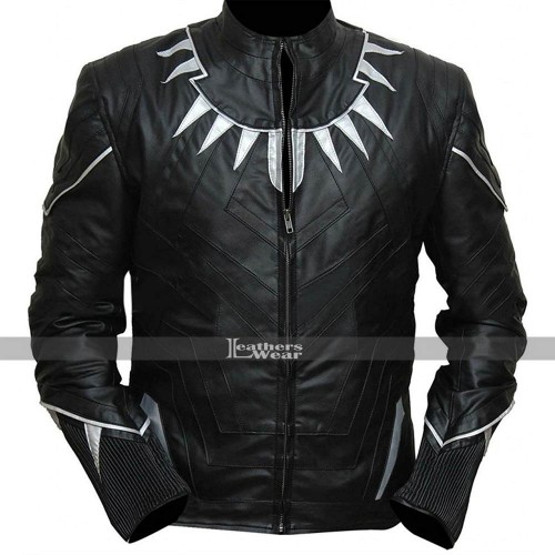 Black Panther Black Leather Jacket