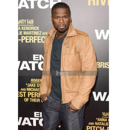 50 Cent Diesel Lisardo Leather Jacket