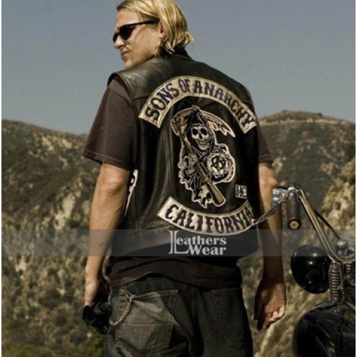 Sons Of Anarchy Charlie Hunnam (Jax Teller) Biker Vest