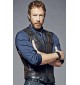 Kris Holden Ried Lost Girl Dyson Thornwood Leather Vest