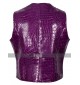 Suicide Squad Jared Leto (Joker) Crocodile Texture Purple Vest
