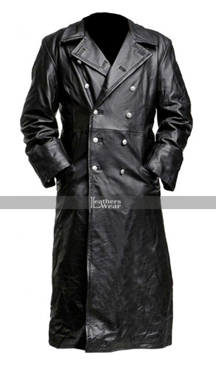 The Undertaker Trench Leather Coat Costume