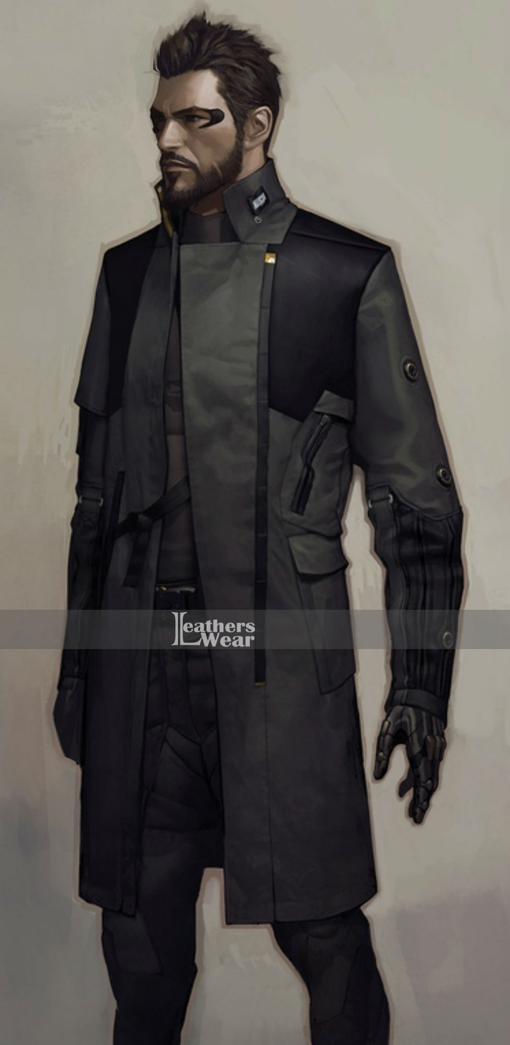 Deus Ex Human Revolution Adam Jensen Game Coat